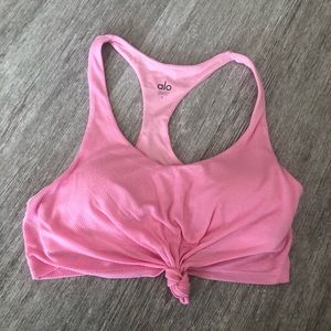 Pink Alo bra top
